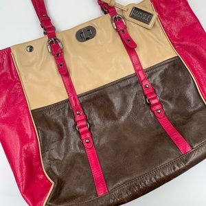 Badgley Mischka Color Block Tote Bag